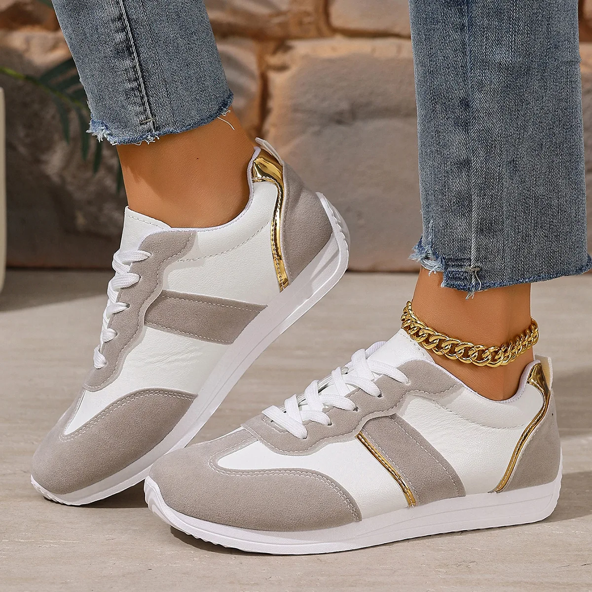 Running Shoes Women - Günlük Kullanıma Uygun, Düşük Tabanlı, Kadın