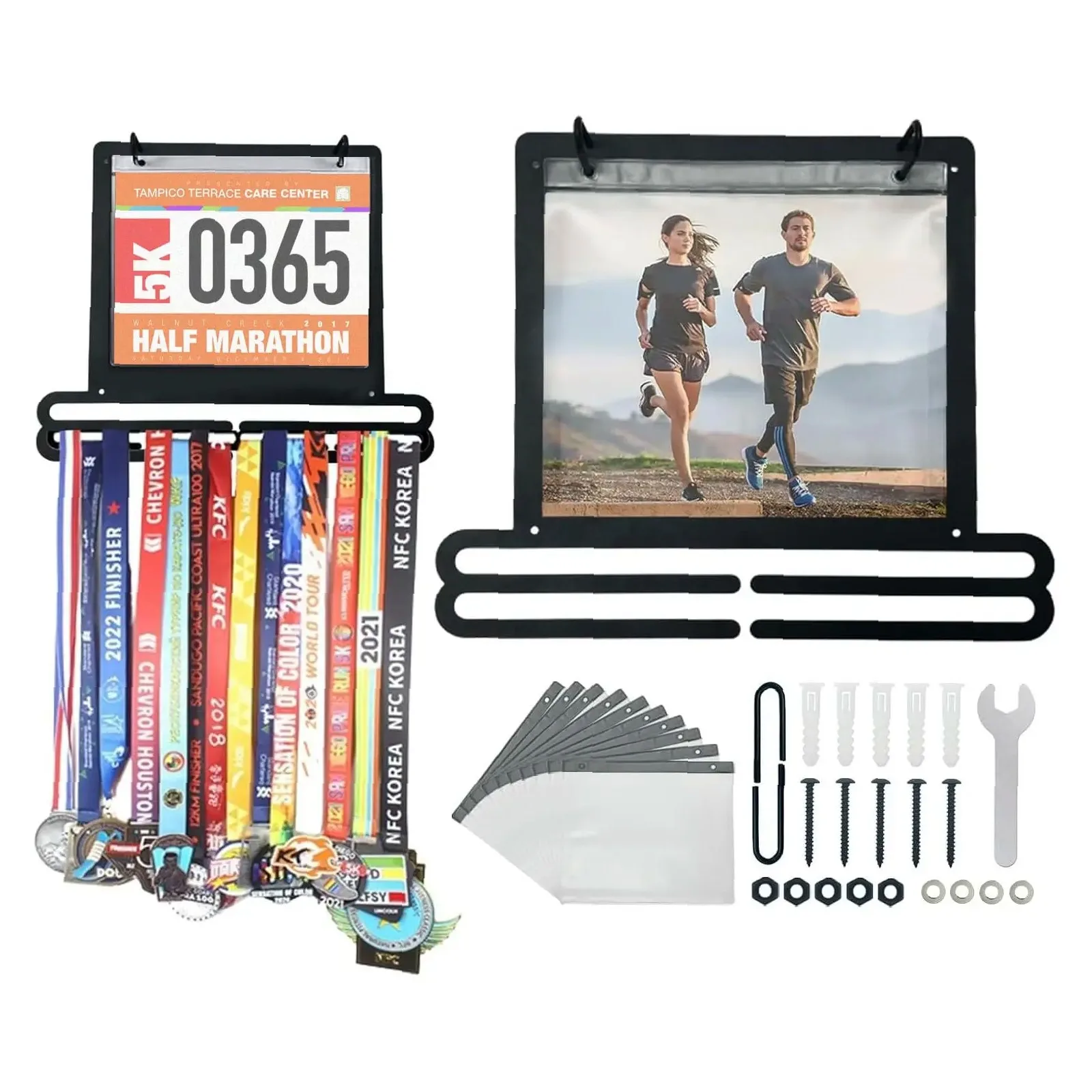 Race Bib - Yarış Madalyası ve Numara Etiketi Sergileme