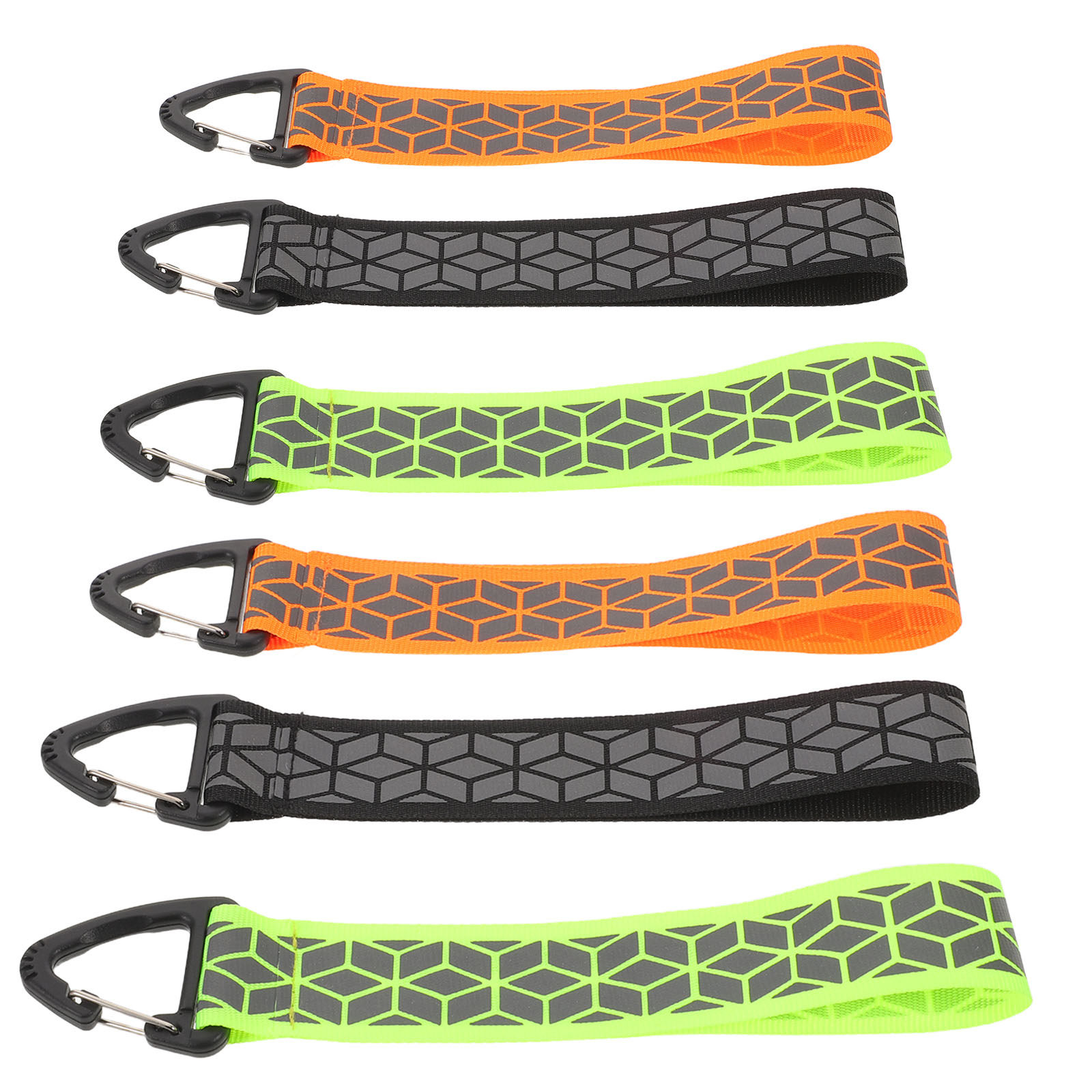 Running Visibility Gear - 6 Adet Yansıtıcı Şerit, Güvenlik Anahtarlığı,