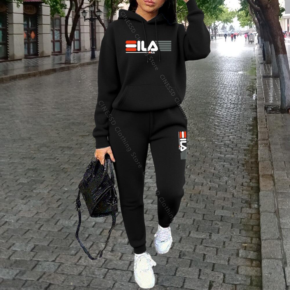 Joggers Pants - Kadın 2 Parça Şehir Eşofman Takımı,
